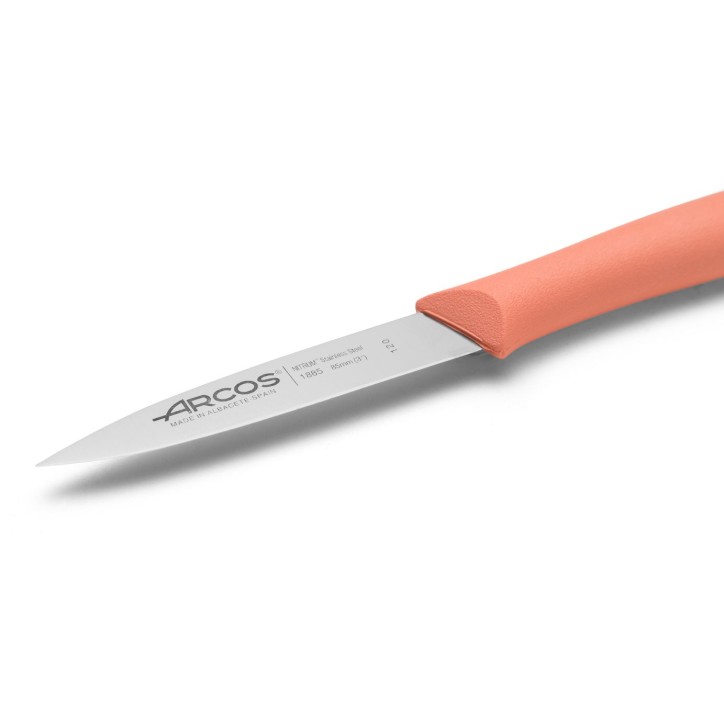 ARCOS SERIE INYECTADA: CUCHILLO MONDADOR 85mm. CORAL Ref.188578