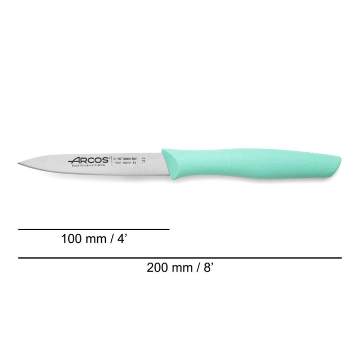 ARCOS SERIE INYECTADA: CUCHILLO MONDADOR 100mm. MENTA Ref.188677