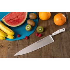 ARCOS SERIE RIVIERA BLANCO: CUCHILLO COCINERO 300mm. FORJADO Ref.233824