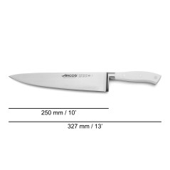 ARCOS SERIE RIVIERA BLANCO: CUCHILLO CEBOLLERO 250mm  FORJADO Ref.233724