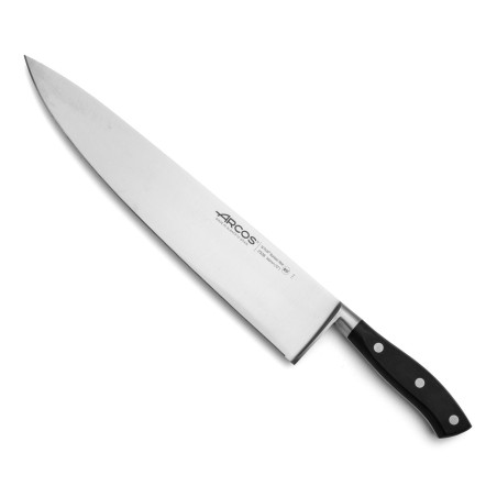 ARCOS SERIE RIVIERA NEGRO: CUCHILLO CEBOLLERO 300mm. FORJADO Ref.233800