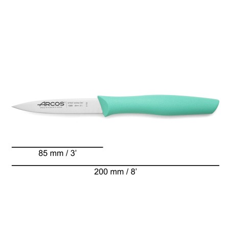 ARCOS SERIE INYECTADA: CUCHILLO MONDADOR 85mm. MENTA Ref.188577