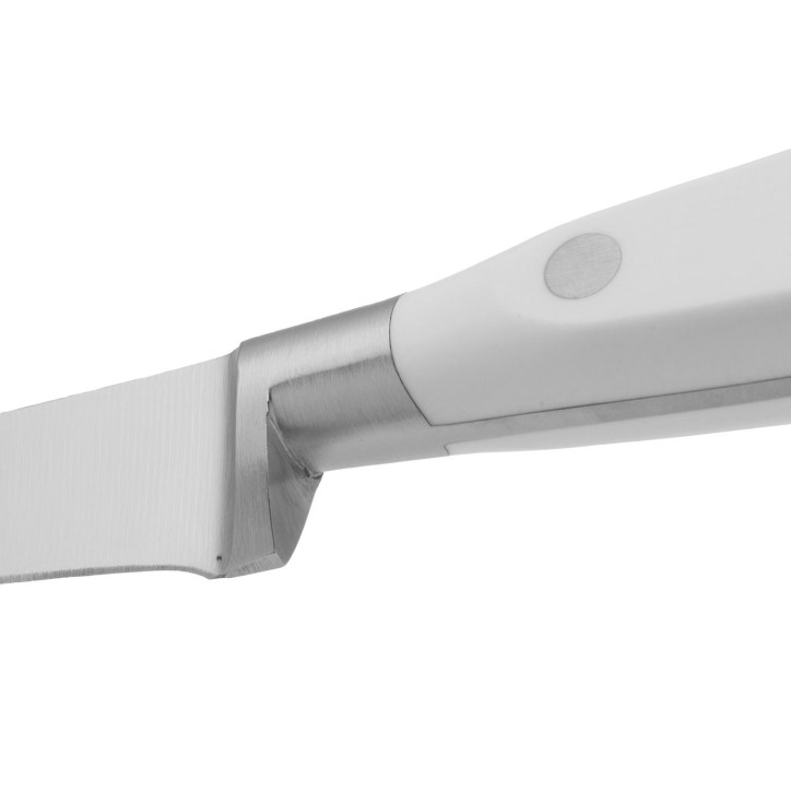 ARCOS SERIE RIVIERA BLANCO: CUCHILLO JAMONERO ALVEOLADO 250mm. FORJADO Ref.231024