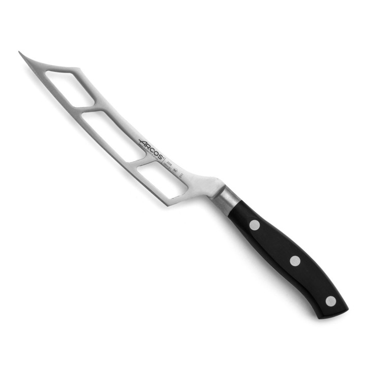 ARCOS SERIE RIVIERA NEGRO: CUCHILLO CORTA QUESO 145mm. Ref.232800