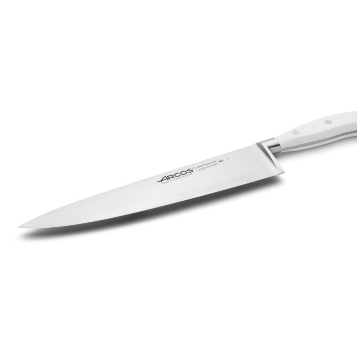 ARCOS SERIE RIVIERA BLANCO: CUCHILLO CEBOLLERO 250mm  FORJADO Ref.233724