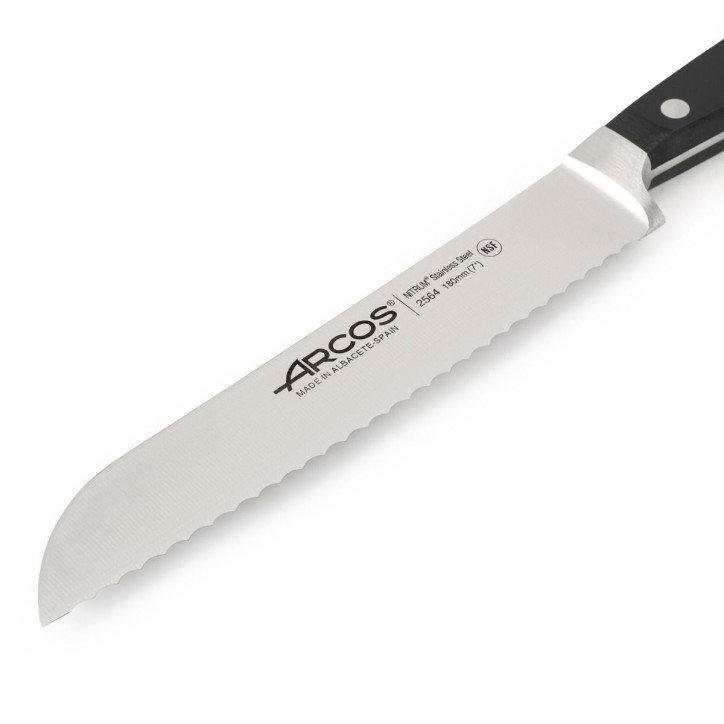 ARCOS SERIE CLASICA: CUCHILLO PANERO 180mm. Ref.256400