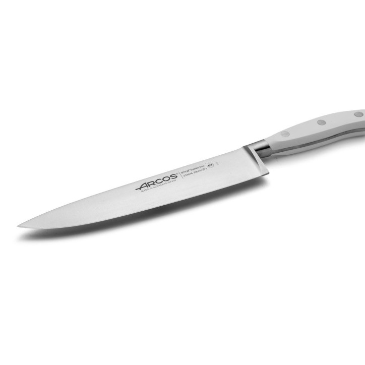 ARCOS SERIE RIVIERA BLANCO: CUCHILLO COCINERO 200mm. FORJADO Ref.233624