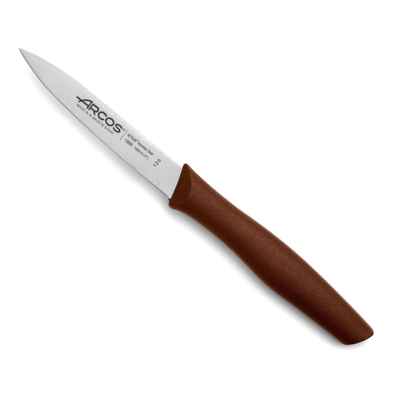 ARCOS SERIE INYECTADA: CUCHILLO MONDADOR 100mm. MARRON Ref.188628