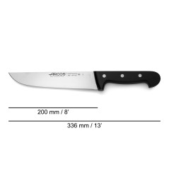 ARCOS SERIE UNIVERSAL: CUCHILLO COCINERO 200mm. P.RECTA Ref.283104