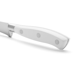 ARCOS SERIE RIVIERA BLANCO: CUCHILLO JAMONERO ALVEOLADO 250mm. FORJADO Ref.231024