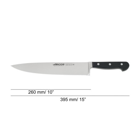 ARCOS SERIE CLASICA: CUCHILLO COCINERO 260mm. Ref.255300