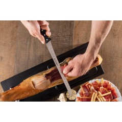 ARCOS SERIE UNIVERSAL: CUCHILLO JAMONERO FLEXIBLE ALVEOLOS 280mm. Ref.281901