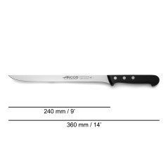 ARCOS SERIE UNIVERSAL: CUCHILLO JAMONERO 240mm. Ref.281804