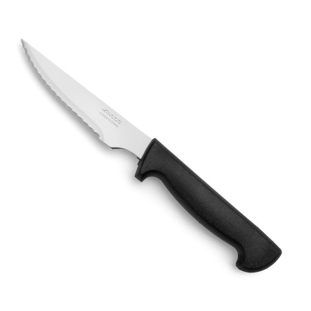 ARCOS: CUCHILLO CHULETERO ACERO INOX - Mango Polipropileno - NEGRO - Ref.740009