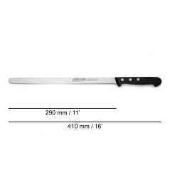 ARCOS SERIE UNIVERSAL: CUCHILLO JAMONERO ALVEOLADO 280mm. Ref.284004