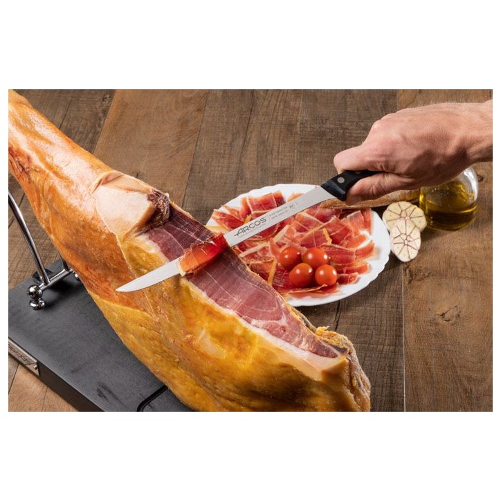 ARCOS SERIE UNIVERSAL: CUCHILLO JAMONERO ALVEOLOS 240mm. Ref.281801