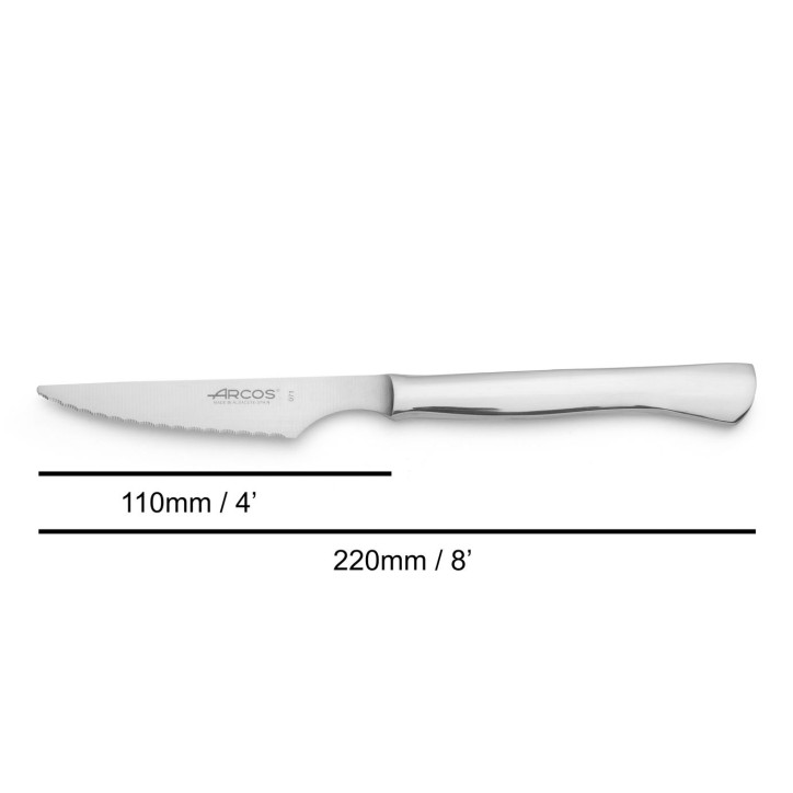 ARCOS: CUCHILLO CHULETERO ACERO INOX Ref.375500