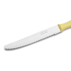 ARCOS: CUCHILLO DE MESA POLIPROPILENO AMARILLO 123mm. Ref.370200