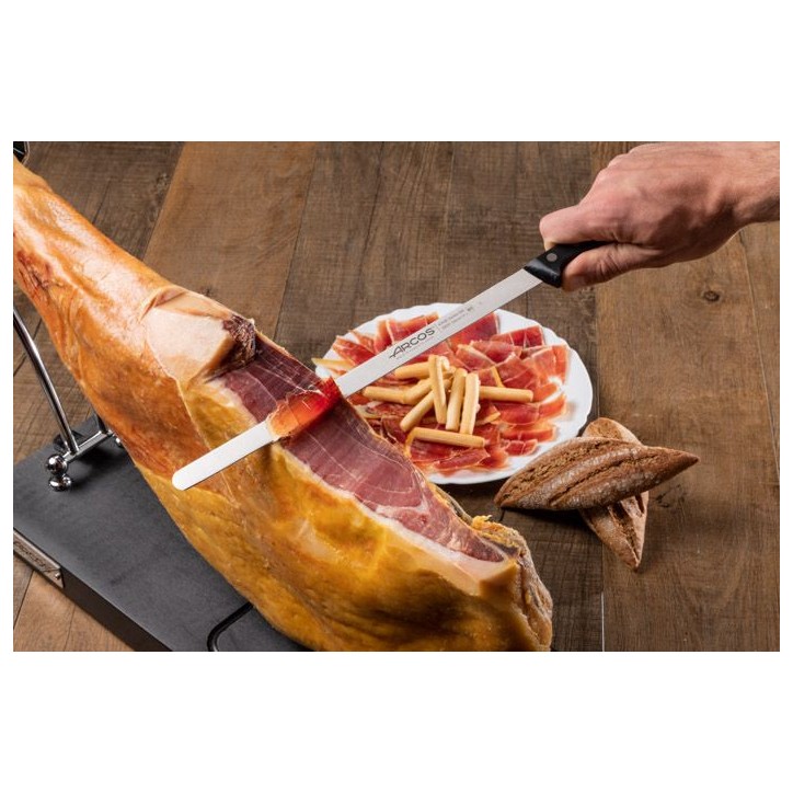 ARCOS SERIE UNIVERSAL: CUCHILLO JAMONERO PUNTA REDONDA 290mm. Ref.282004